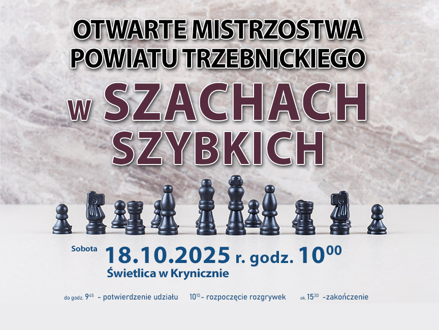 Otwarte Mistrzostwa Powiatu Trzebnickiego w Szachach Szybkich