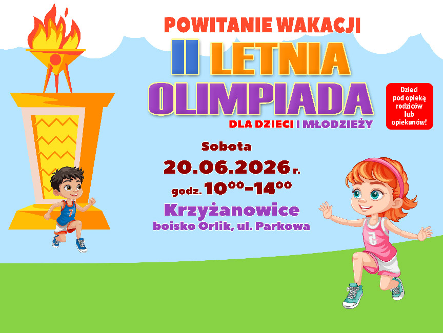 Powitanie Wakacji. II Letnia Olimpiada dla dzieci i młodzieży