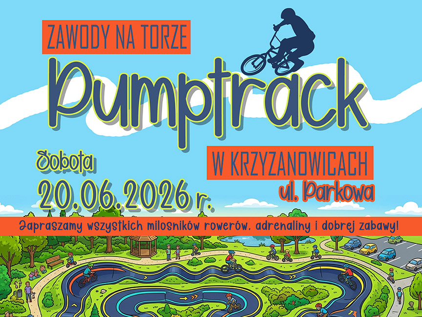 Zawody na torze Pumptrack w Krzyżanowicach