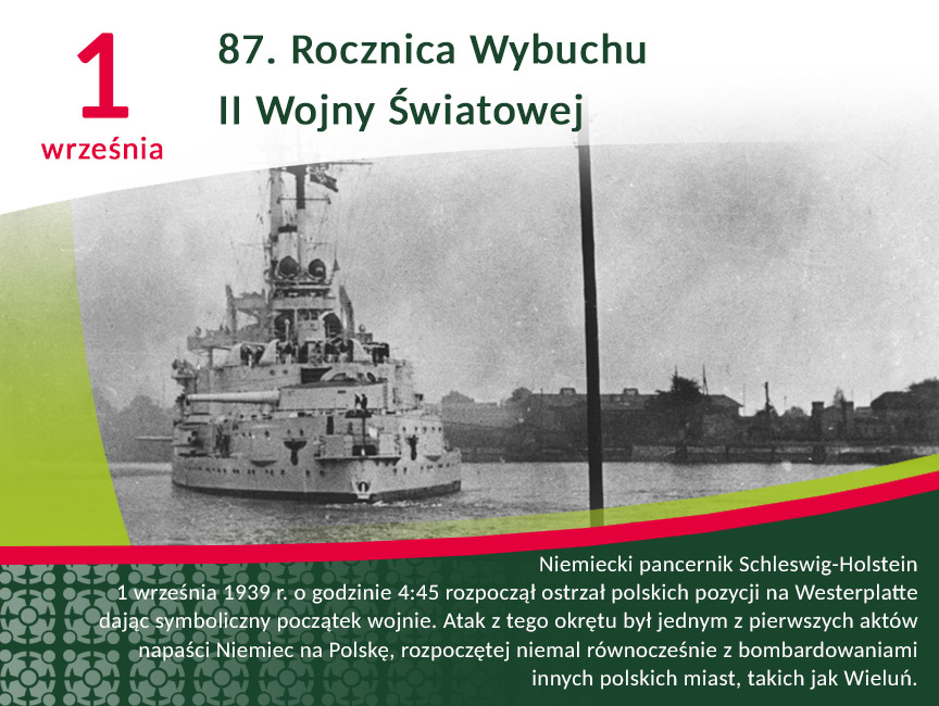 1 września - 87. Rocznica Wybuchu II Wojny Światowej