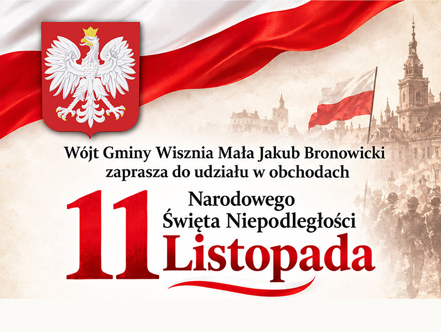 Obchody Narodowego Święta Niepodległości 11 Listopada w gminie Wisznia Mała