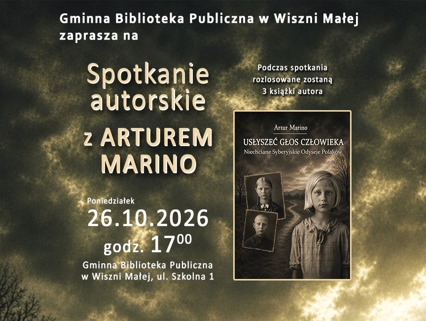 Spotkanie autorskie z Arturem Marino